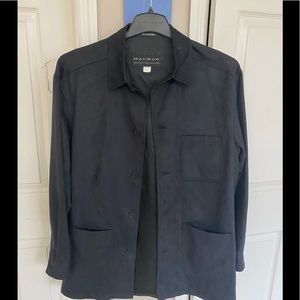 MACMOR Men’s Shirt Coat / Navy- Large- A Classic!